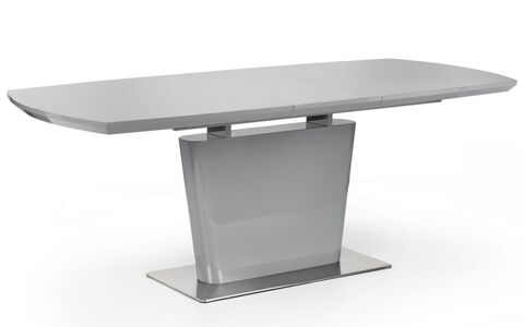 Como High Gloss Extending Table - Grey