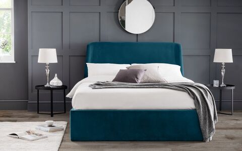 Frida Storage Ottoman Bed 135Cm - Grey