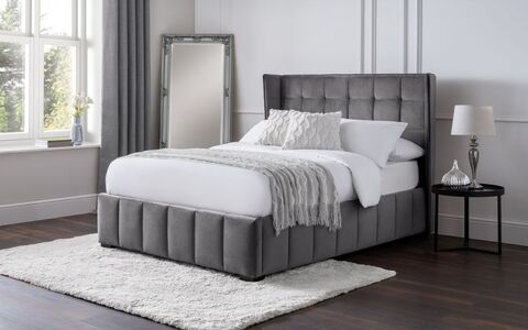 Gatsby Bed 135Cm - Light Grey