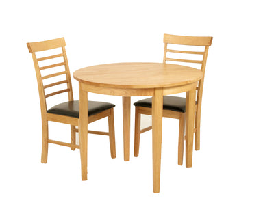 Hanover Half Moon Dining Set (2 Chairs) Kd