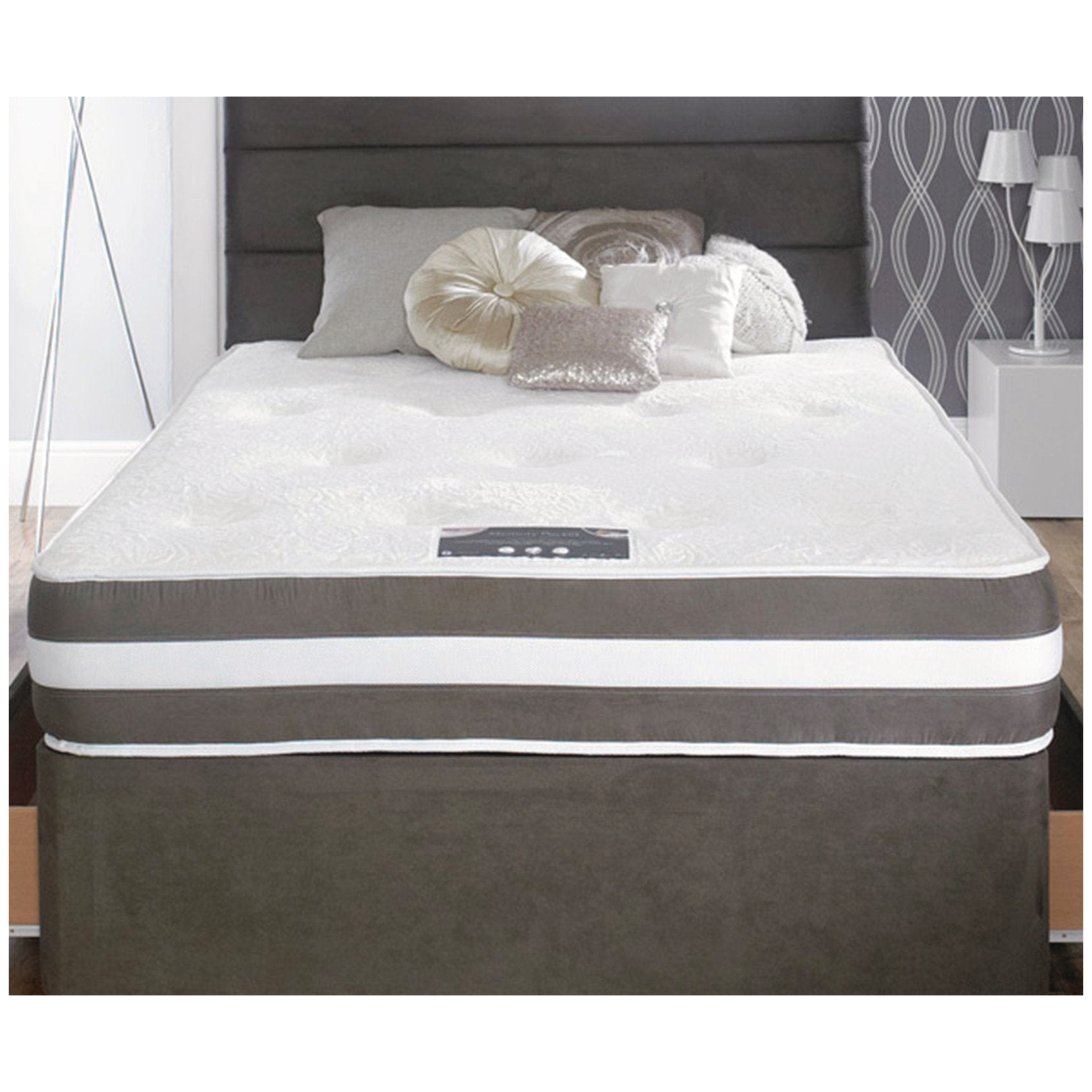 Pocket Capture 1000 Divan Bed (Deluxe Base) ) (on Glides)