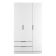 Pisa Tall Triple 2 Drawer Robe