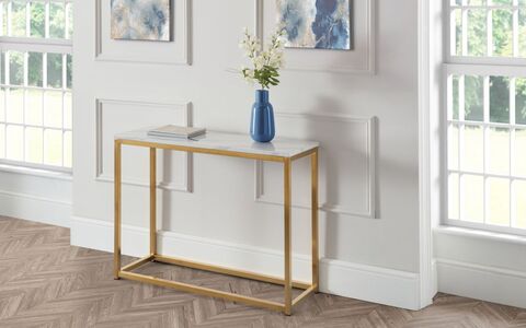 Scala Console Table - Gold