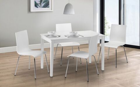 Taku Dining Table - Satin White