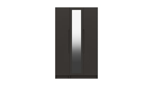 Tall 3 Door Robe With Mirror