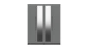 Tall 4 Door Robe With 2 Mirrors